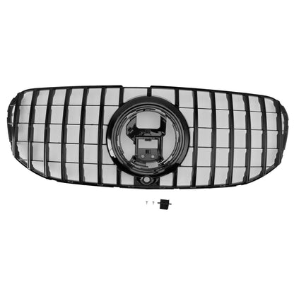2020-2023 Mercedes Benz GLS Class X167 GTR Style Grill Front Bumper Glossy Black Replacement Grille
