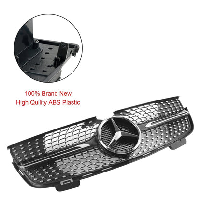 Benz 2007-2009 GL-Class X164 GL320 GL450 GL350 Chrome Diamonds Mercedes Grill Front Bumper Grille