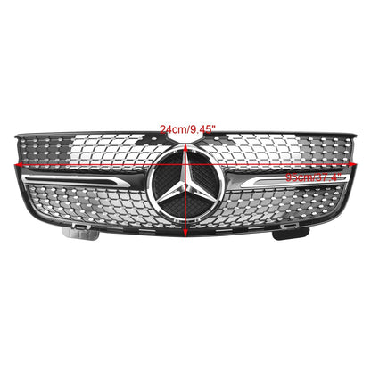 Benz 2007-2009 GL-Class X164 GL320 GL450 GL350 Chrome Diamonds Mercedes Grill Front Bumper Grille