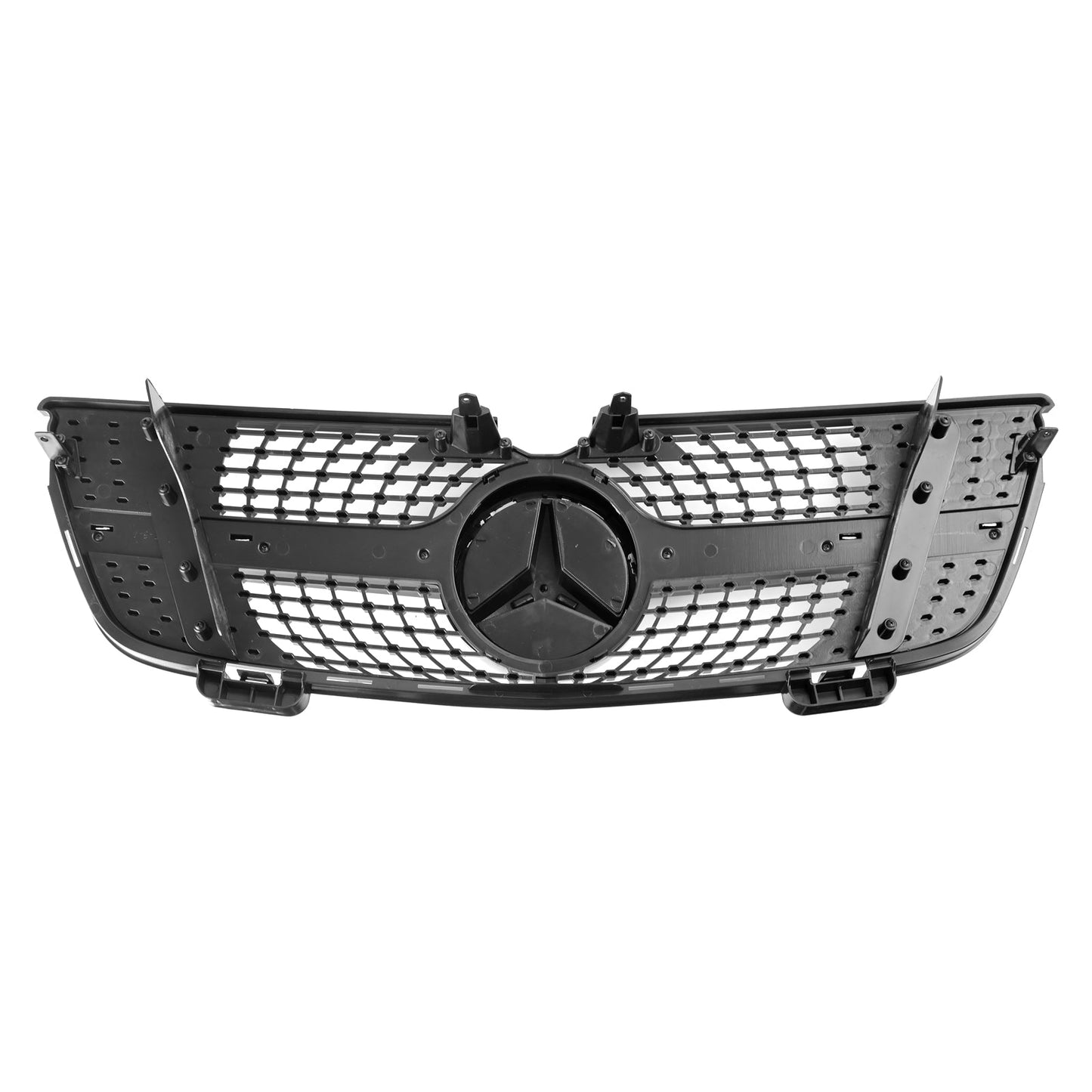 Benz 2007-2009 GL-Class X164 GL450 Chrome Diamonds Mercedes Benz Grill Front Bumper Grille
