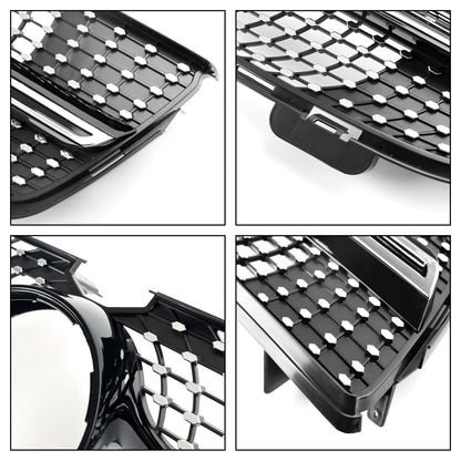 Benz 2007-2009 GL-Class X164 GL320 GL450 GL350 Chrome Diamonds Mercedes Grill Front Bumper Grille