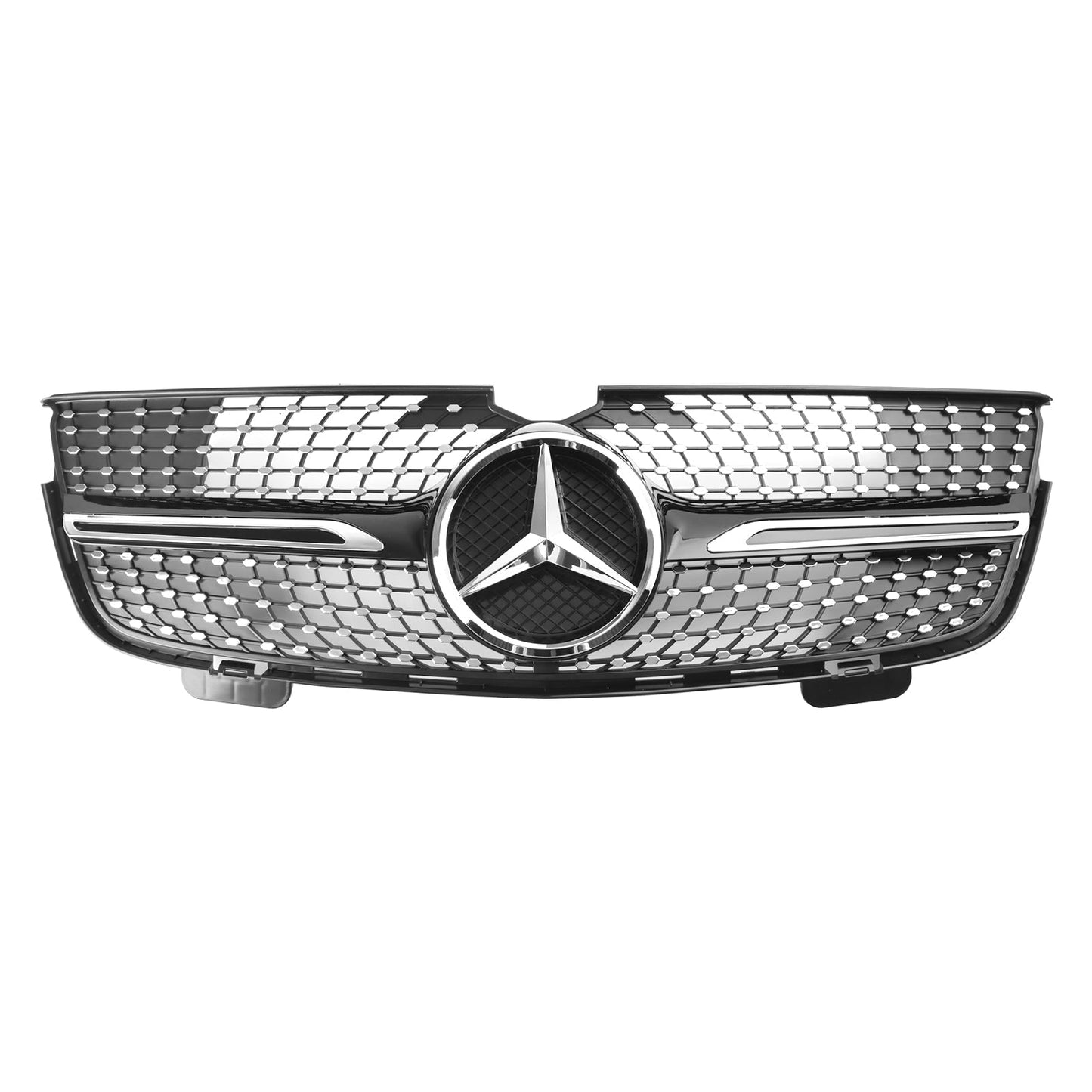 Benz 2007-2009 GL-Class X164 GL320 GL450 GL350 Chrome Diamonds Mercedes Grill Front Bumper Grille