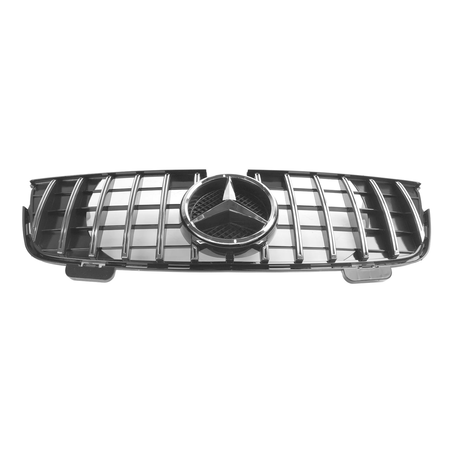 Mercedes-Benz 2007-2009 GL-Class X164 GL350 GTR Style Front Bumper Grill Chrome Black Grill