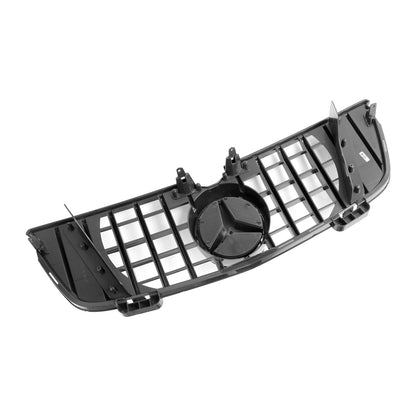 Mercedes-Benz 2007-2009 GL-Class X164 GL350 GTR Style Front Bumper Grill Chrome Black Grill