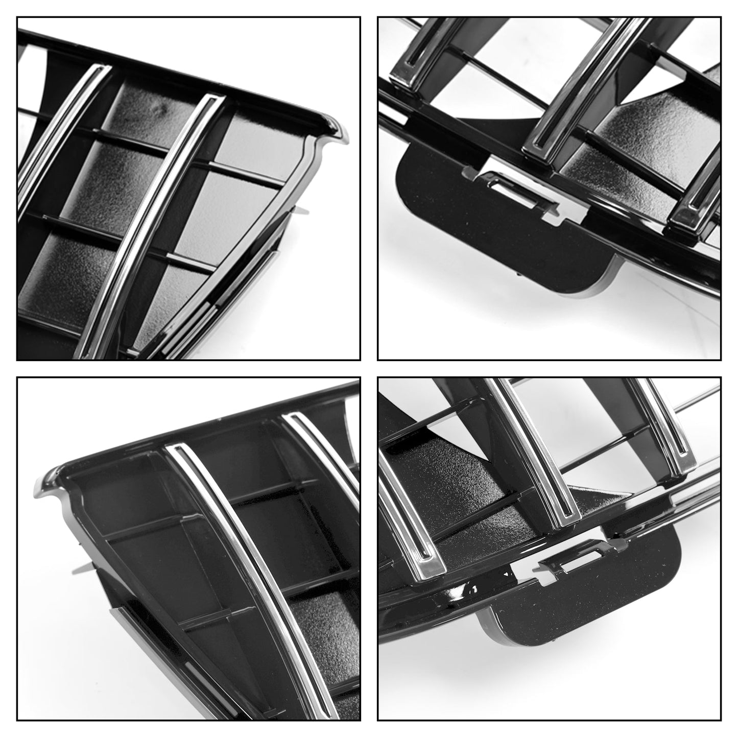 Mercedes-Benz 2007-2009 GL-Class X164 GL450 GT Front Bumper Grille Black Chrome Grill