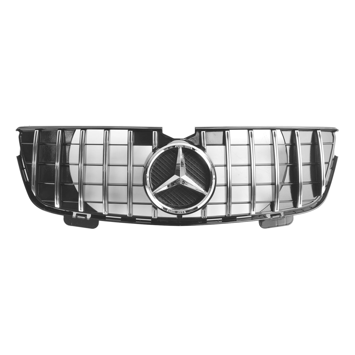 Mercedes-Benz 2007-2009 GL-Class X164 GL350 GTR Style Front Bumper Grill Chrome Black Grill
