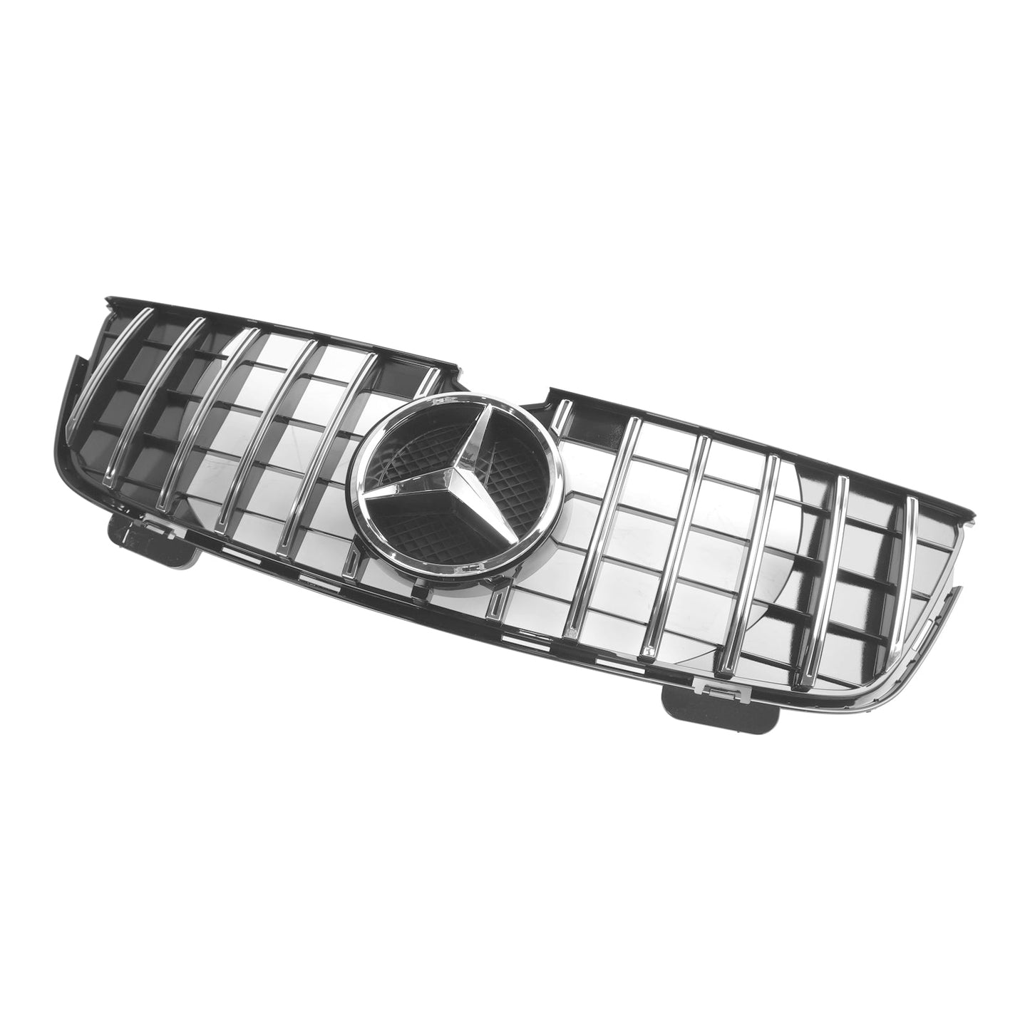 2007-2009 Mercedes-Benz GL-Class X164 GL320 GT Front Bumper Grill GTR Style Chrome Black Grill