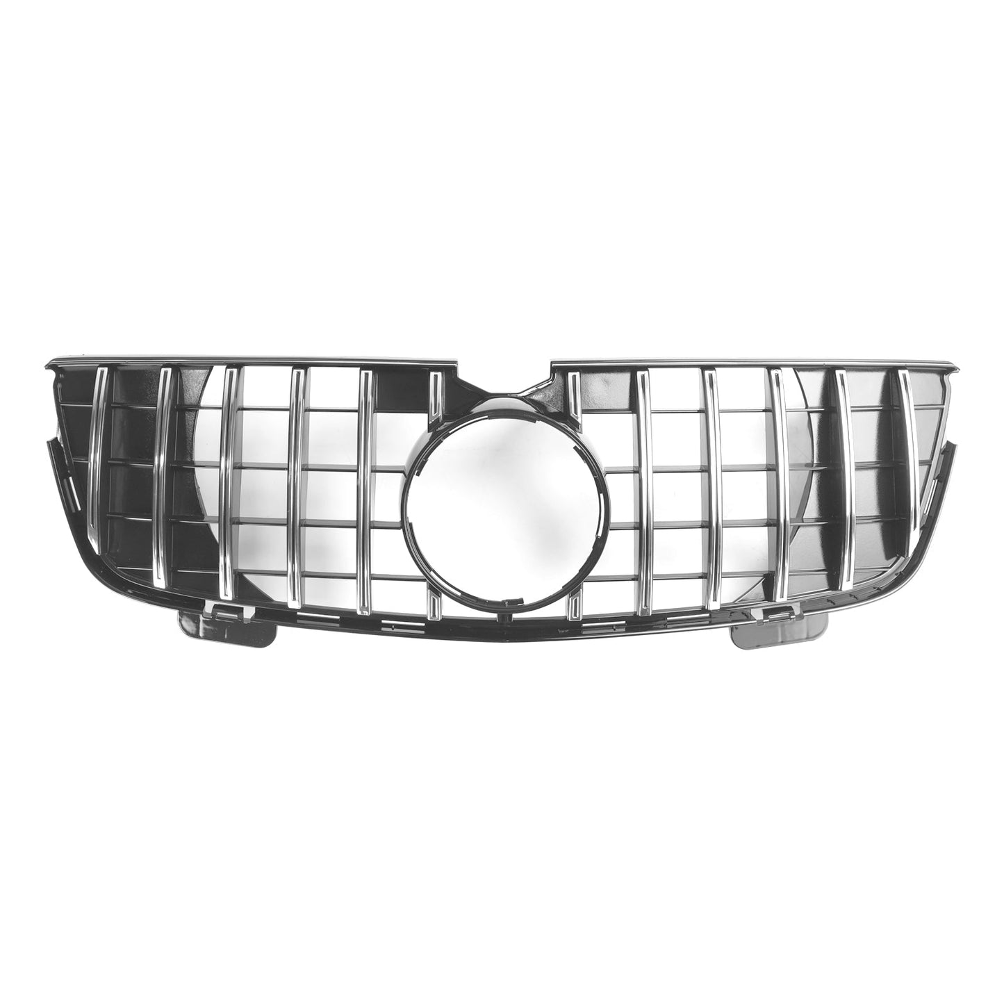 Mercedes-Benz 2007-2009 GL-Class X164 GL350 GTR Style Front Bumper Grill Chrome Black Grill