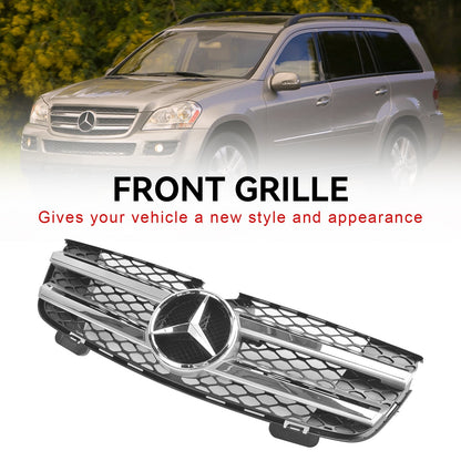 Benz 2007-2009 GL-Class X164 GL320 GL450 GL350 Chrome Diamonds Mercedes Grill Front Bumper Grille