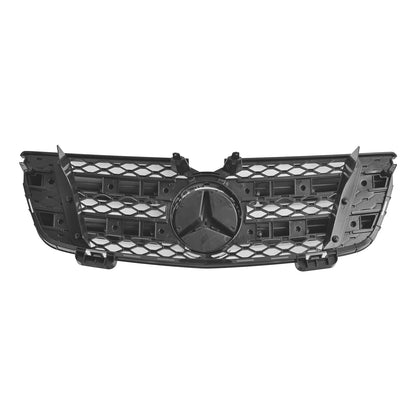 2007-2009 Mercedes-Benz GL-Class X164 Chrome Grille Front Bumper Two Fin Grill With Emblem