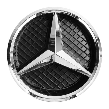 2007-2009 Mercedes-Benz GL-Class X164 Chrome Grille Front Bumper Two Fin Grill With Emblem