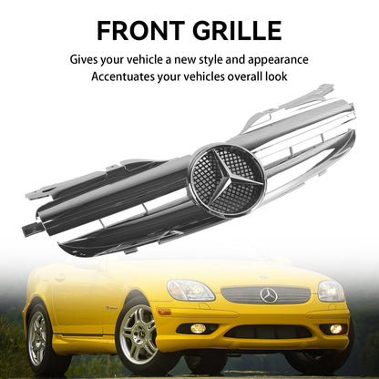 Mercedes Benz 1998-2004 R170 SLK320 SLK230 SLK200 SLK-Class Front Bumper Grill 521999696H