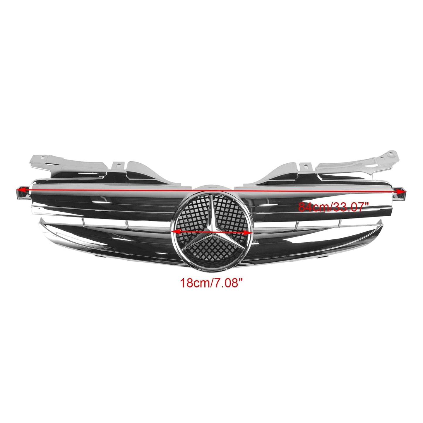 Mercedes Benz 1998-2004 R170 SLK320 SLK230 SLK200 SLK-Class Front Bumper Grill 521999696H