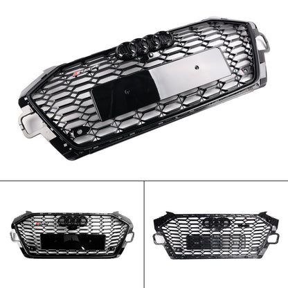 Audi A4 B9.5 A4 S-Line S4 2020-2022 RS4 Style Front Bumper Grill Replacement Black Grille