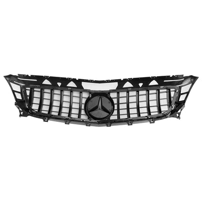 GTR Style Front Grille For Mercedes Benz CLS-Class W218 C218 X218 2011-2014 Upper Bumper Chrome Grille W/ Emblem