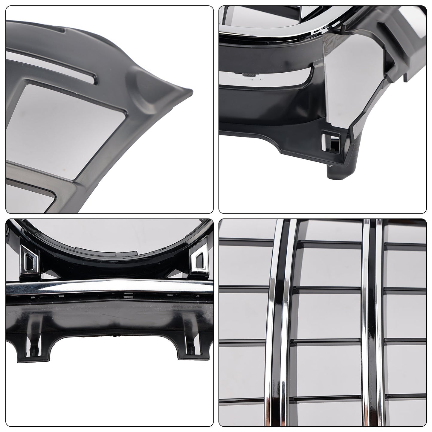 GTR Style Front Grille For Mercedes Benz CLS-Class W218 C218 X218 2011-2014 Upper Bumper Chrome Grille W/ Emblem