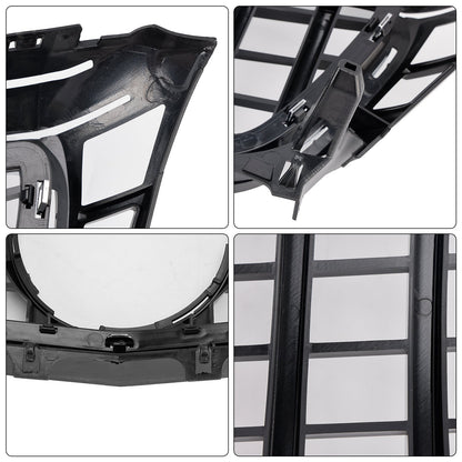 GTR Style Front Grille For Mercedes Benz CLS-Class W218 C218 X218 2011-2014 Upper Bumper Chrome Grille W/ Emblem