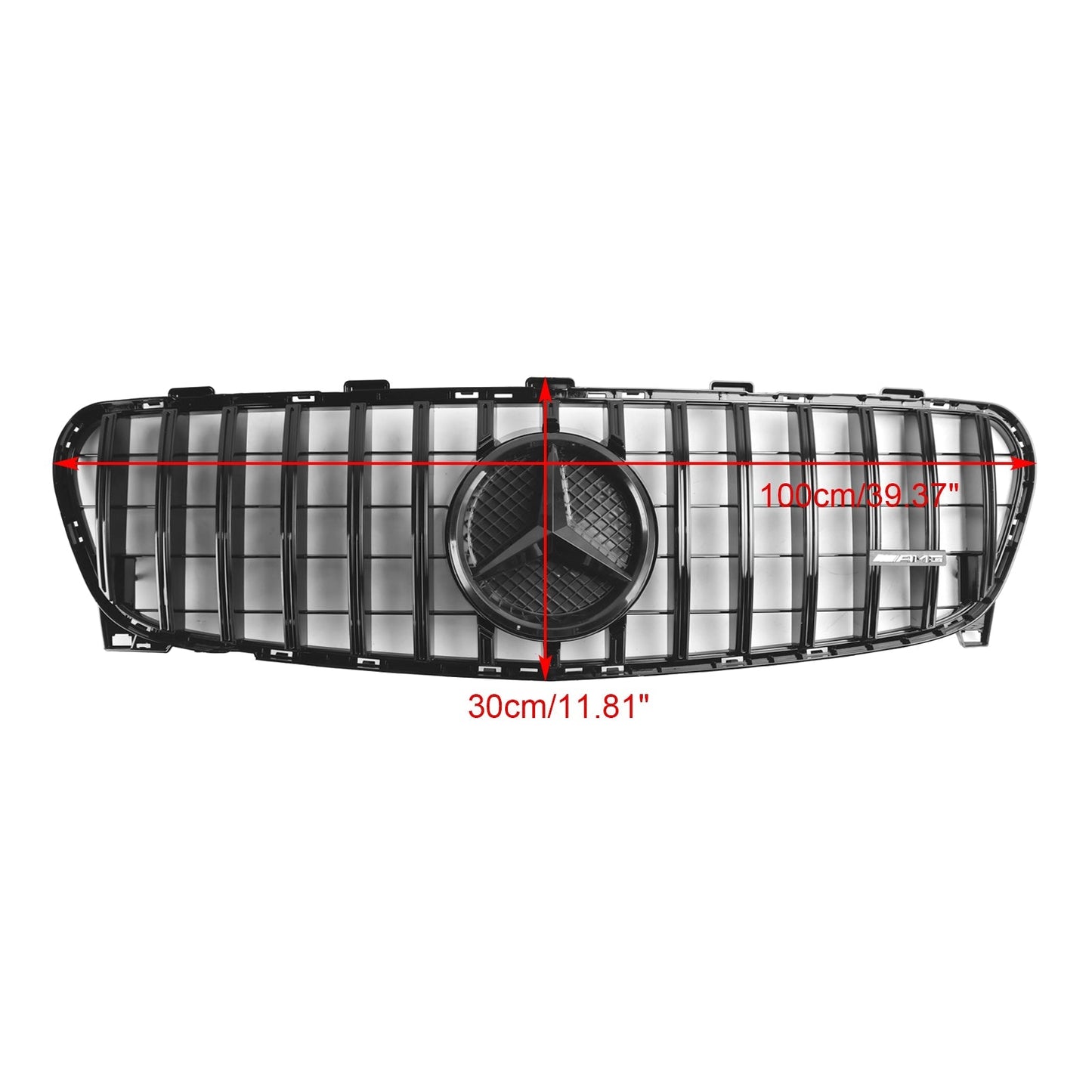 Mercedes Benz 2017-2019 GLA-Class W156 X156 GLA180/200/220/45 Facelift Front Grill Black Replacement Grille