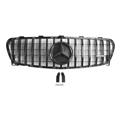 Mercedes Benz 2017-2019 GLA-Class W156 X156 GLA180/200/220/45 Facelift Front Grill Black Replacement Grille