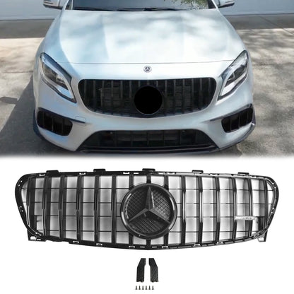 Mercedes Benz 2017-2019 GLA-Class W156 X156 GLA180/200/220/45 Facelift Front Grill Black Replacement Grille