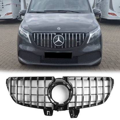 2019.4-2023 Mercedes Benz V-Class W447 V220d/250d/300d/250 Front Bumper Upper Grill AMG Style Grille