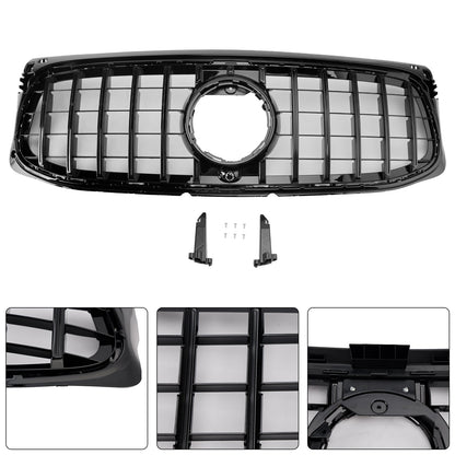 2020-2023 Mercedes Benz GLB-Class X247 GT Style Grill Front Bumper Replacement Glossy Black Grille