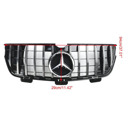2009.06-2012 Mercedes-Benz GL-Class X164 GL350/GL450/GL500 Front Bumper Grill Chrome/Black Grille