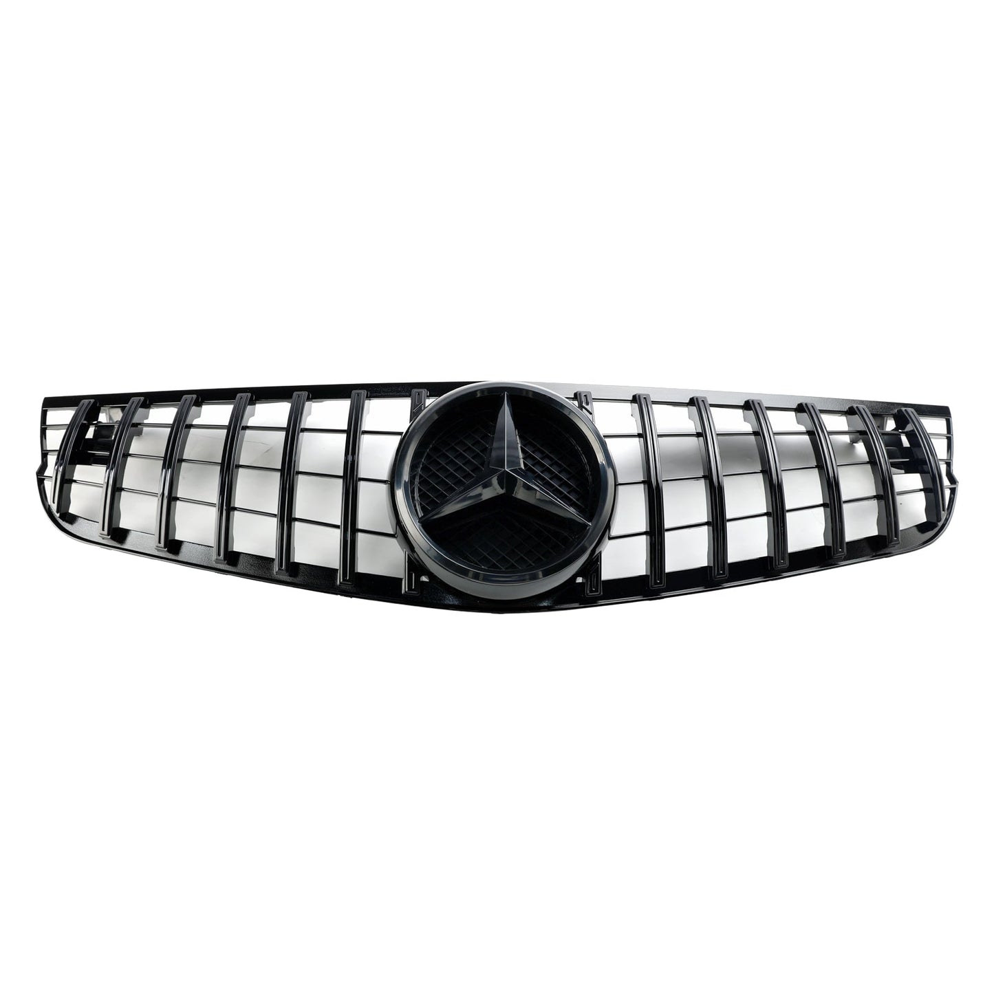 2009-2012 Benz SL-Class R230 SL500 SL550 SL63 SL65 Mercedes Front Bumper Upper Grill AMG Style Grill Replacement