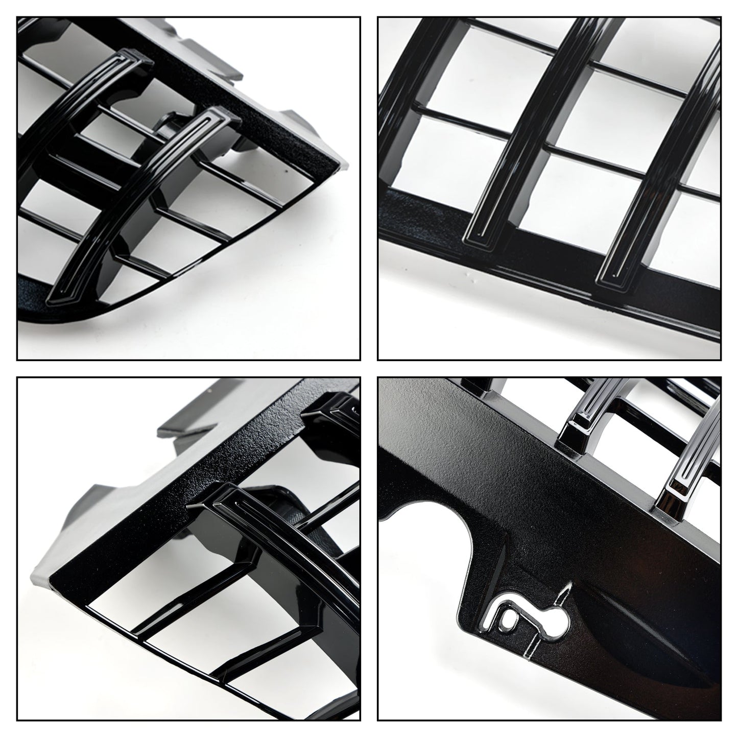 2009-2012 Benz SL-Class R230 SL500 SL550 SL63 SL65 Mercedes Front Bumper Upper Grill AMG Style Grill Replacement