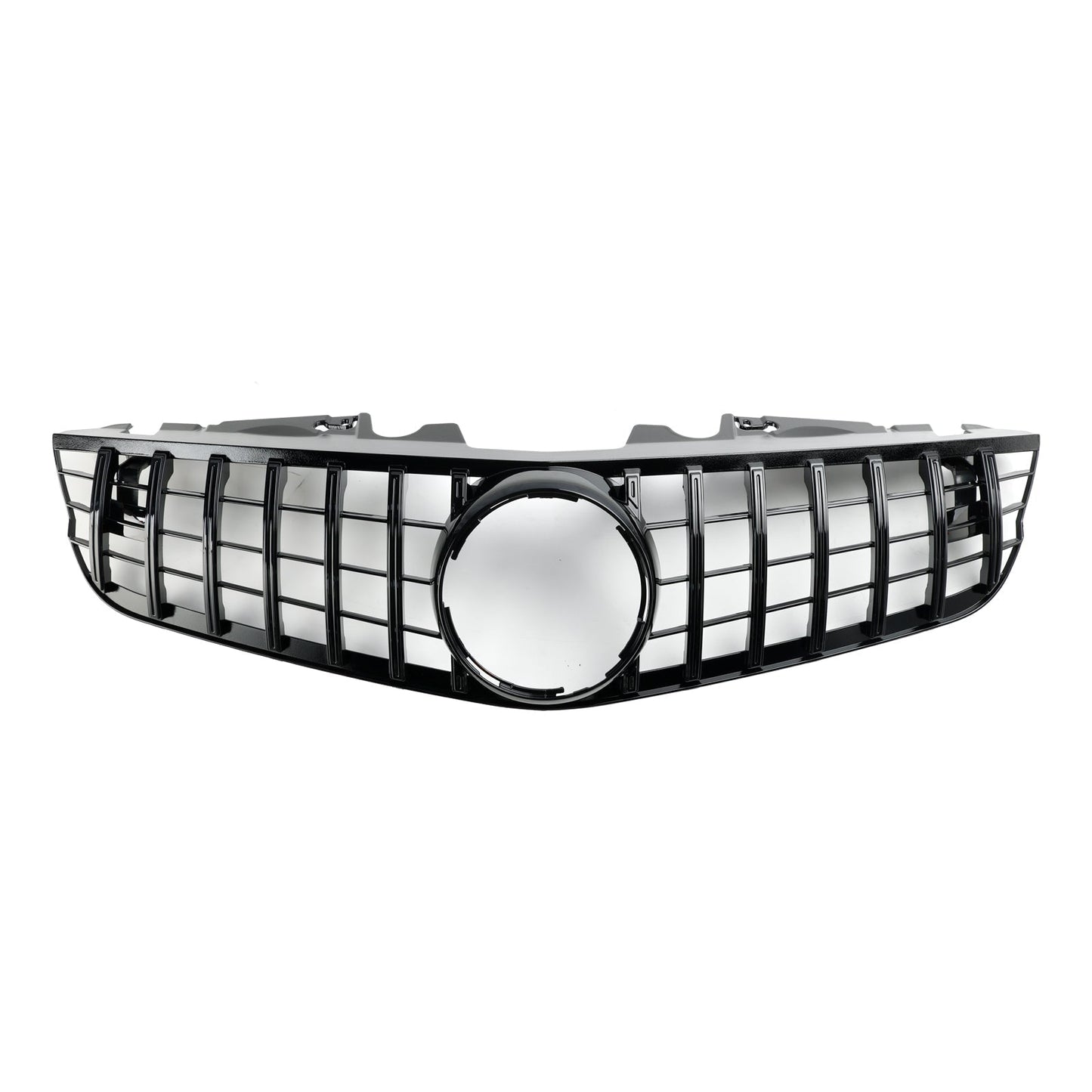 2009-2012 Benz SL-Class R230 SL500 SL550 SL63 SL65 Mercedes Front Bumper Upper Grill AMG Style Grill Replacement