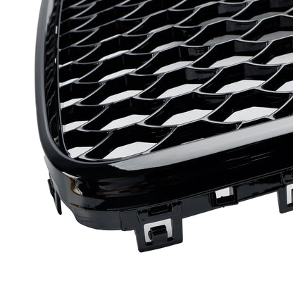 2005-2015 Audi Q7 /Q7 Sline /SQ7 Hoenycomb / Slat Style Grill Air Intake Radiator Front Bumper Grille With RIng Emblem