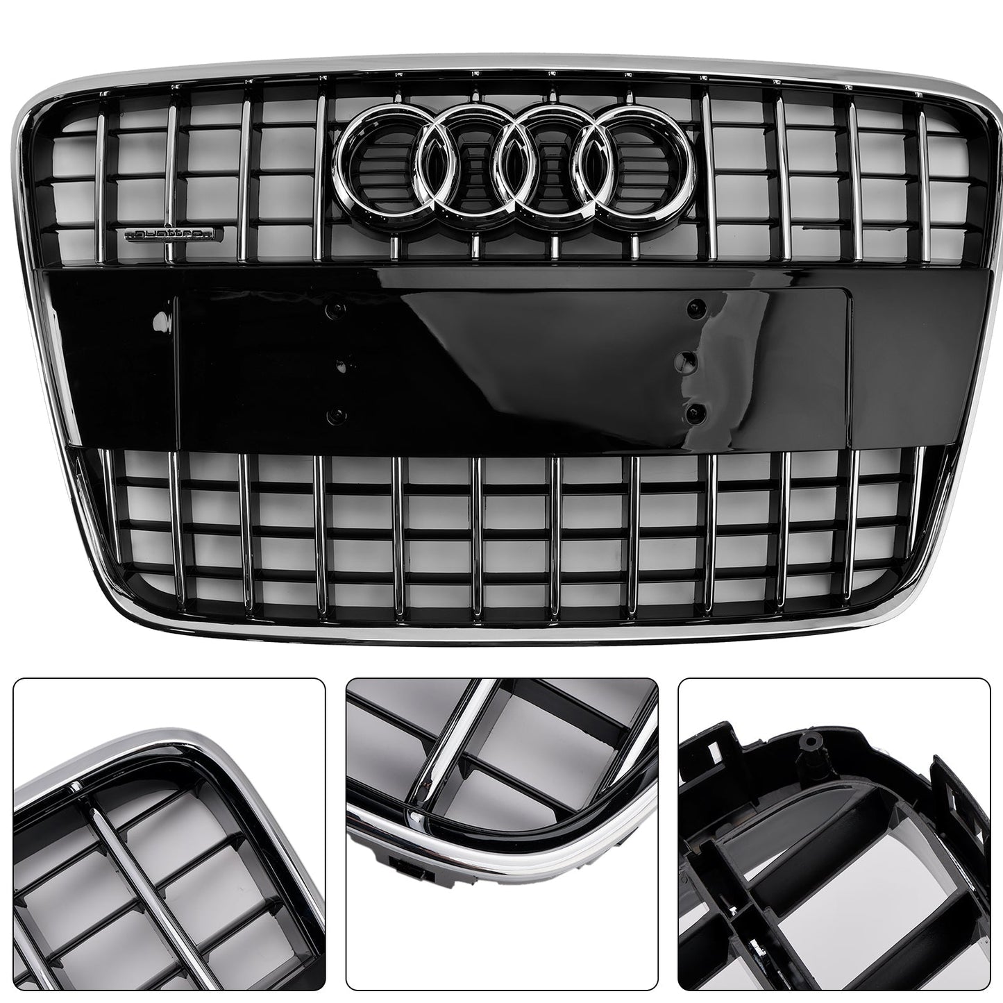 2005-2015 Audi Q7 SQ7 Sport Style Front Bumper Radiator Grille Grill