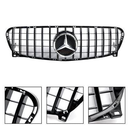 Benz GLA-Class W156 X156 GLA200/220/250/GLA45 2013-2017 Mercedes Front Bumper Grill Black GT Style Grille
