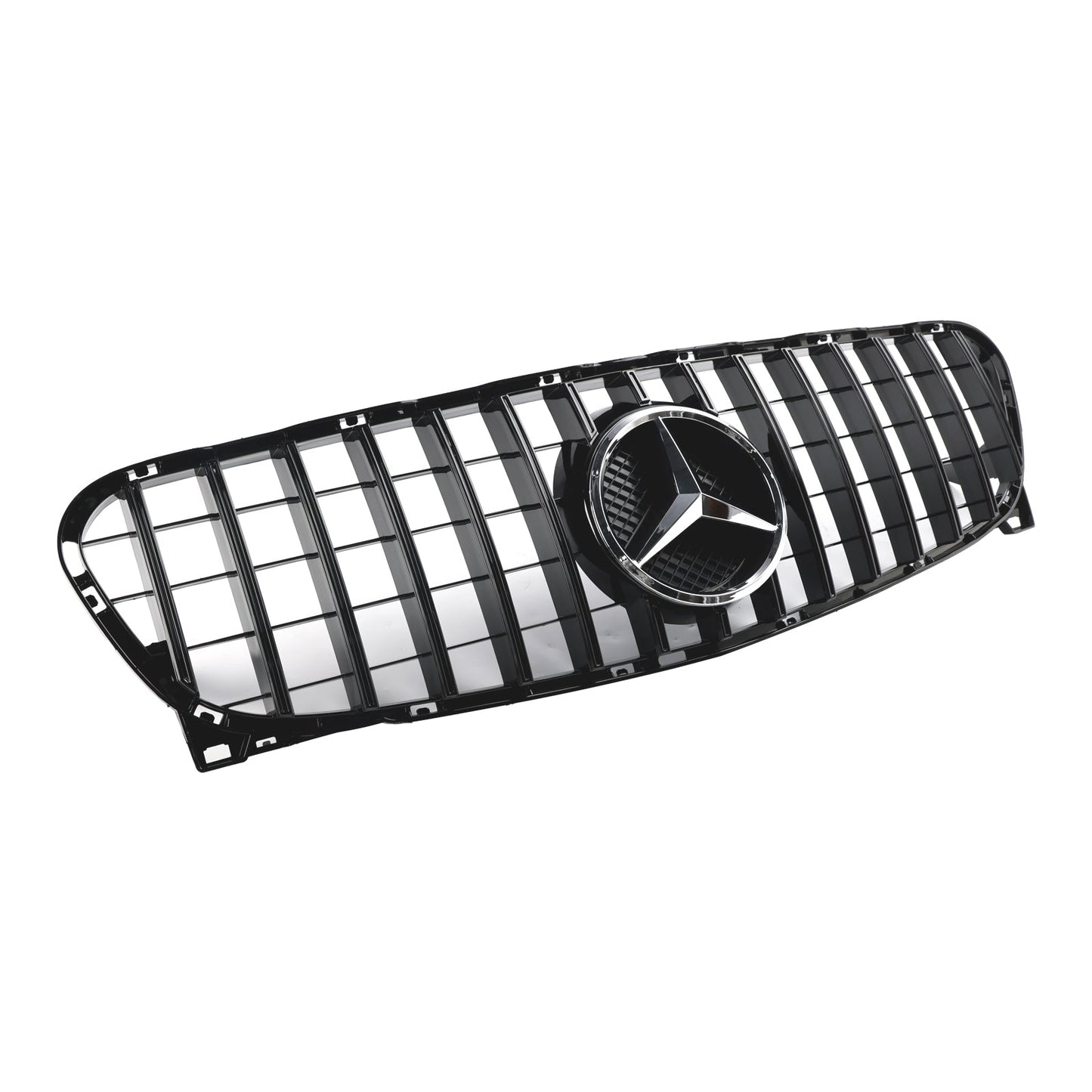 Benz GLA-Class W156 X156 GLA200/220/250/GLA45 2013-2017 Mercedes Front Bumper Grill Black GT Style Grille