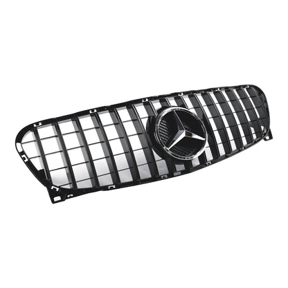 Benz GLA-Class W156 X156 GLA200/220/250/GLA45 2013-2017 Mercedes Front Bumper Grill Black GT Style Grille