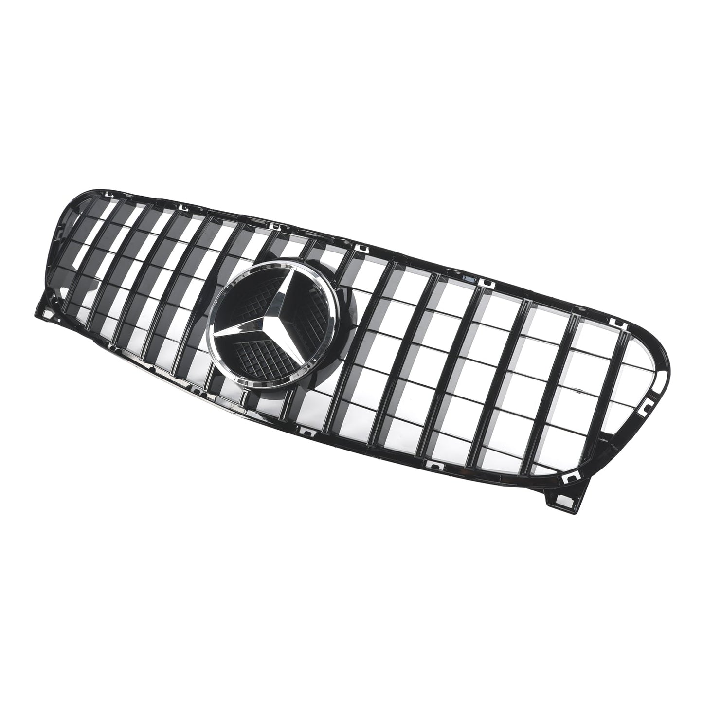 Benz GLA-Class W156 X156 GLA200/220/250/GLA45 2013-2017 Mercedes Front Bumper Grill Black GT Style Grille