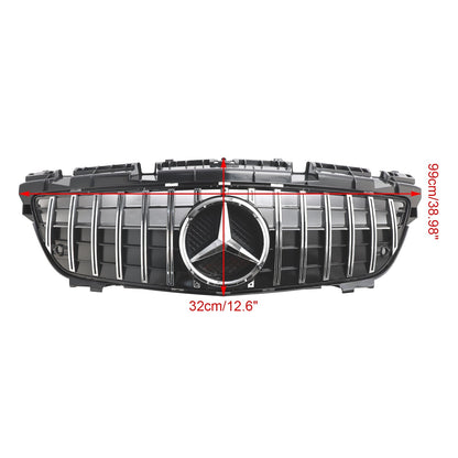 Benz SLK-Class R172 SLK200/250/350/SLK55 AMG 2011-2016 Mercedes Front Bumper Grill Chrome GT Style Grill
