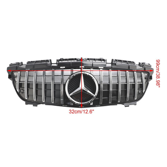 Benz SLK-Class R172 SLK200/250/350/SLK55 AMG 2011-2016 Mercedes Front Bumper Grill Chrome GT Style Grill