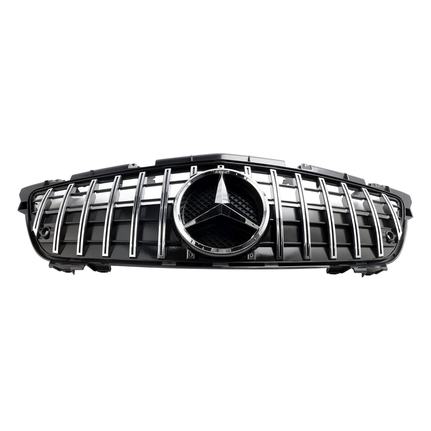 Benz SLK-Class R172 SLK200/250/350/SLK55 AMG 2011-2016 Mercedes Front Bumper Grill Chrome GT Style Grill