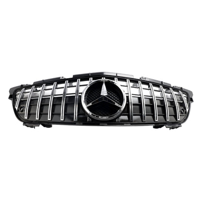Benz SLK-Class R172 SLK200/250/350/SLK55 AMG 2011-2016 Mercedes Front Bumper Grill Chrome GT Style Grill