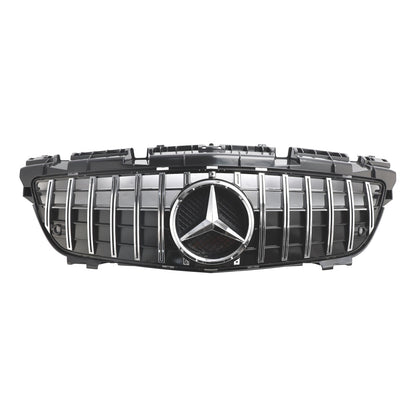Benz SLK-Class R172 SLK200/250/350/SLK55 AMG 2011-2016 Mercedes Front Bumper Grill Chrome GT Style Grill
