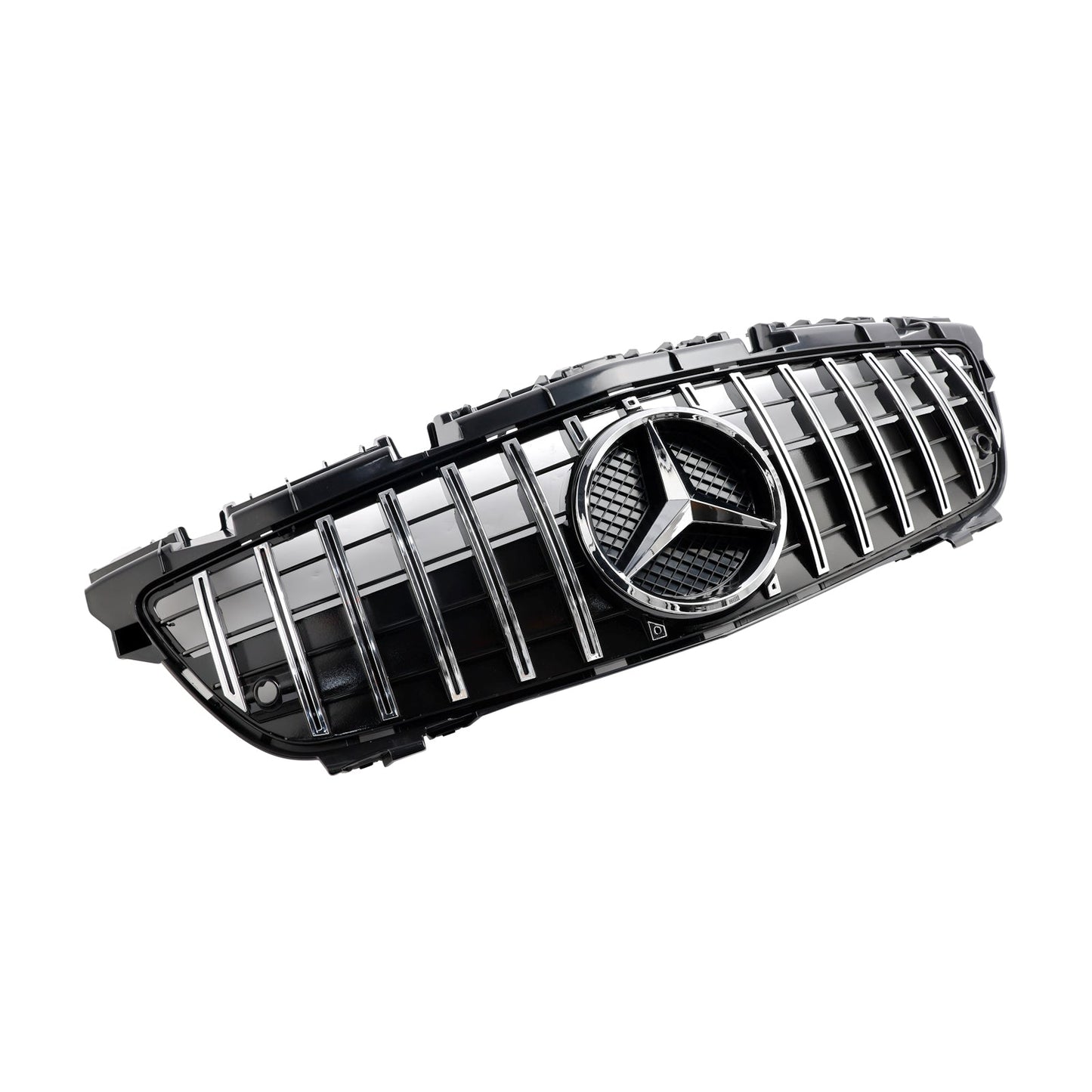 Benz SLK-Class R172 SLK200/250/350/SLK55 AMG 2011-2016 Mercedes Front Bumper Grill Chrome GT Style Grill
