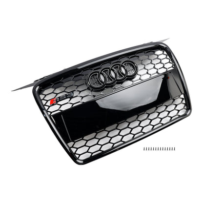 Audi A3 8P 2004-2008 Pre-Facelift RS3 Style Front Bumper Grill Black Honeycomb Grille