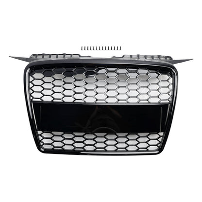 2004-2008 Audi A3 / S3 8P RS3 Style Honeycomb Grille Glossy Black Front Bumper Grill