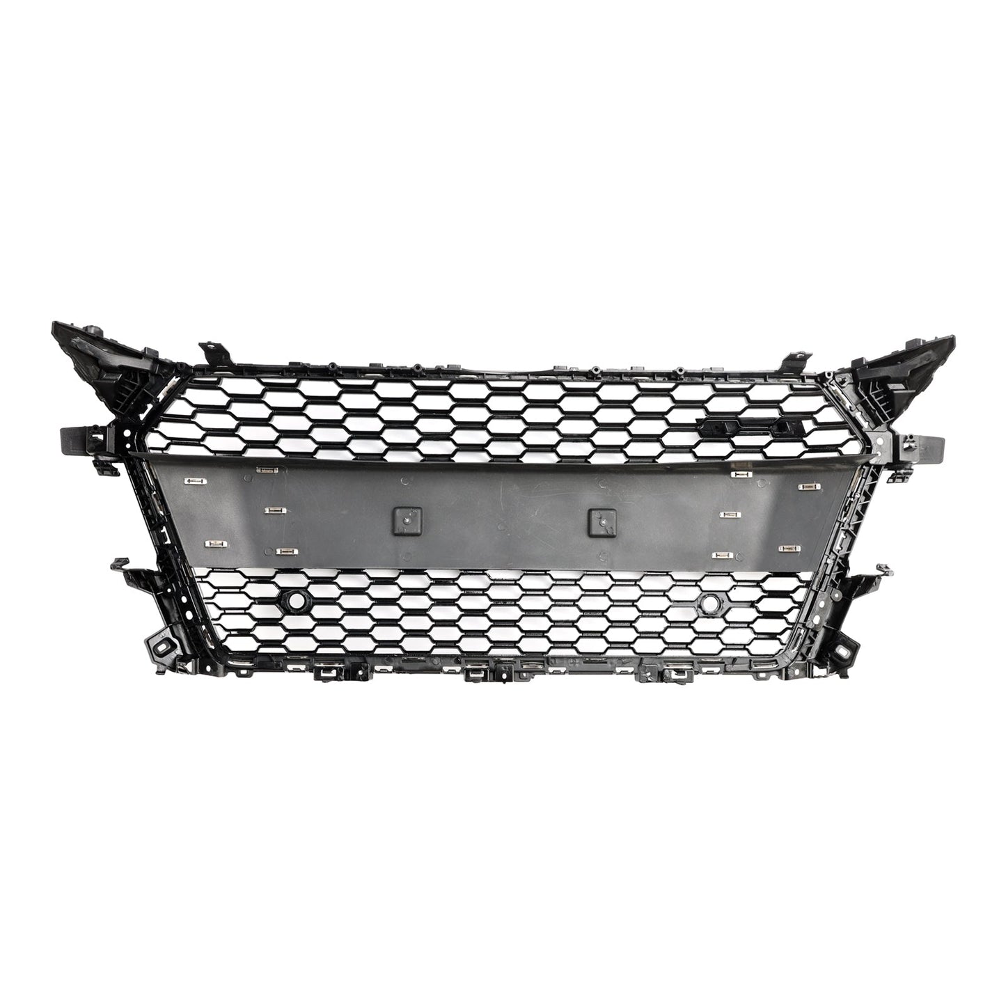 TTRS Style Honeycomb Grille For Audi TT / TTS MK3 FV 2014-2023 Front Bumper Glossy Black Grill
