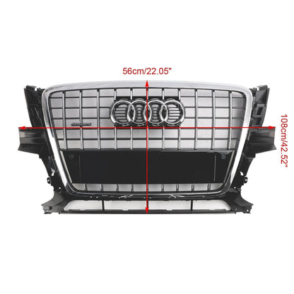 2009-2012 Audi Q5 SQ5 Chrome Front Bumper Grill Replacement