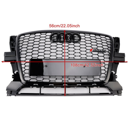 2009-2012 Audi Q5/Q5 Sline To RSQ5 Honeycomb Style Grill Front Bumper Replacement Grill