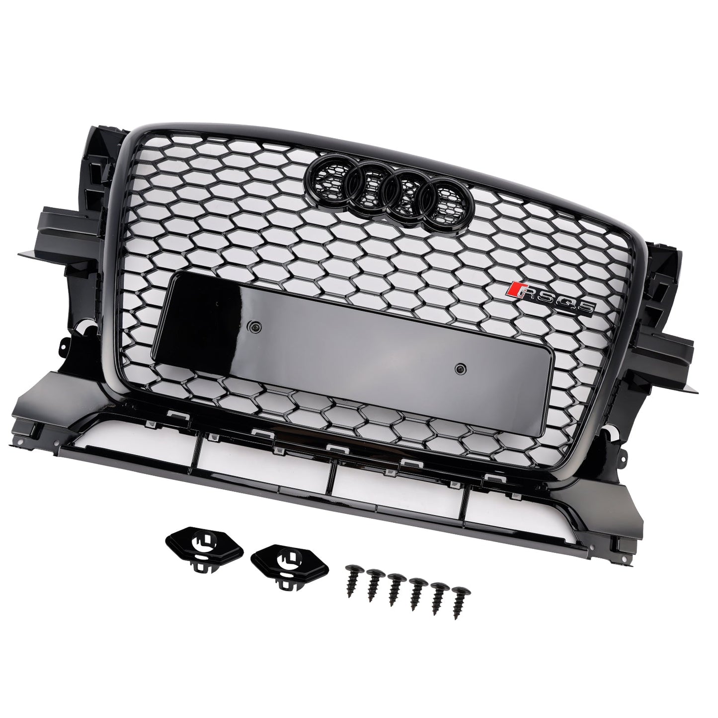 2009-2012 Audi Q5/Q5 Sline To RSQ5 Honeycomb Style Grill Front Bumper Replacement Grill