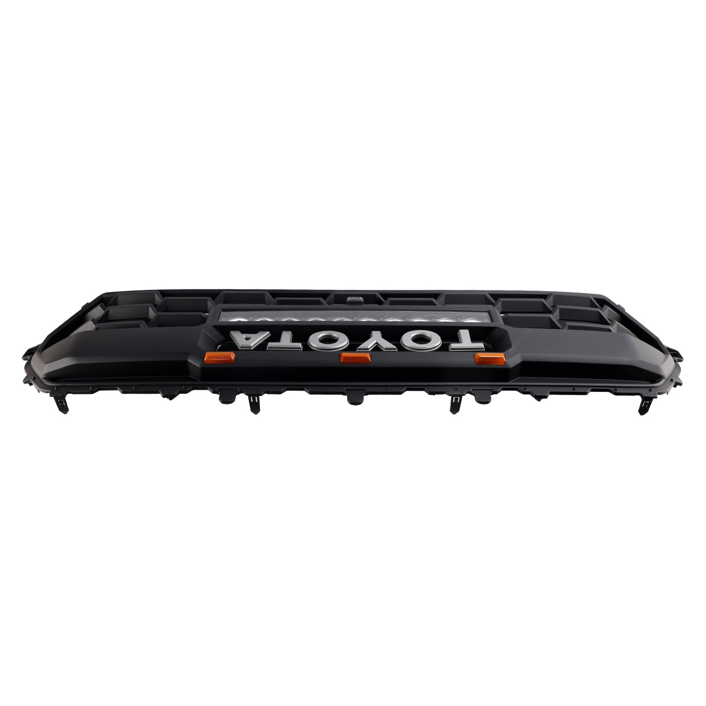 2024+ Toyota Tacoma Black Front Bumper Grill Grille With Led & Light Bar