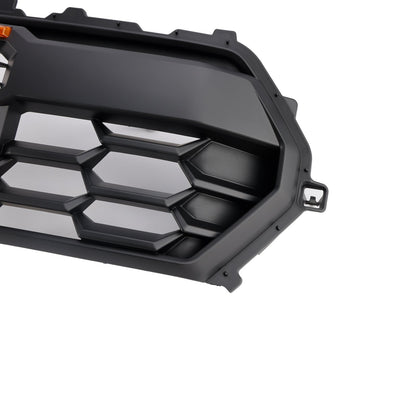 2024+ Toyota Tacoma Black Front Bumper Grill Grille With Led & Light Bar